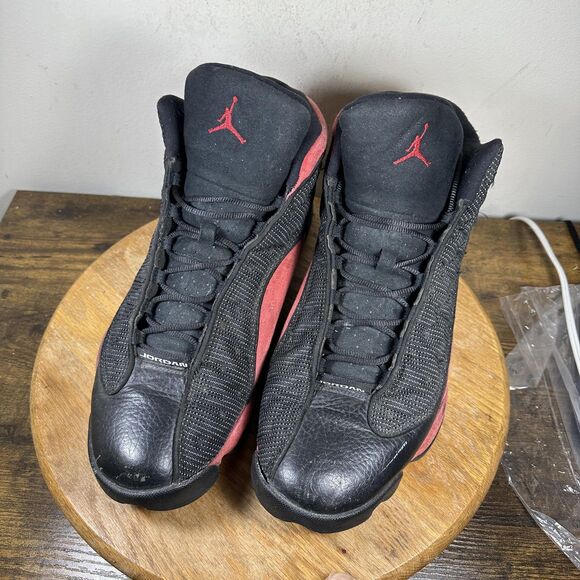 Air Jordan 13 Retro Shoes Mens Size 13 Black Red Bred 414571-004 Basketball OG main image 8